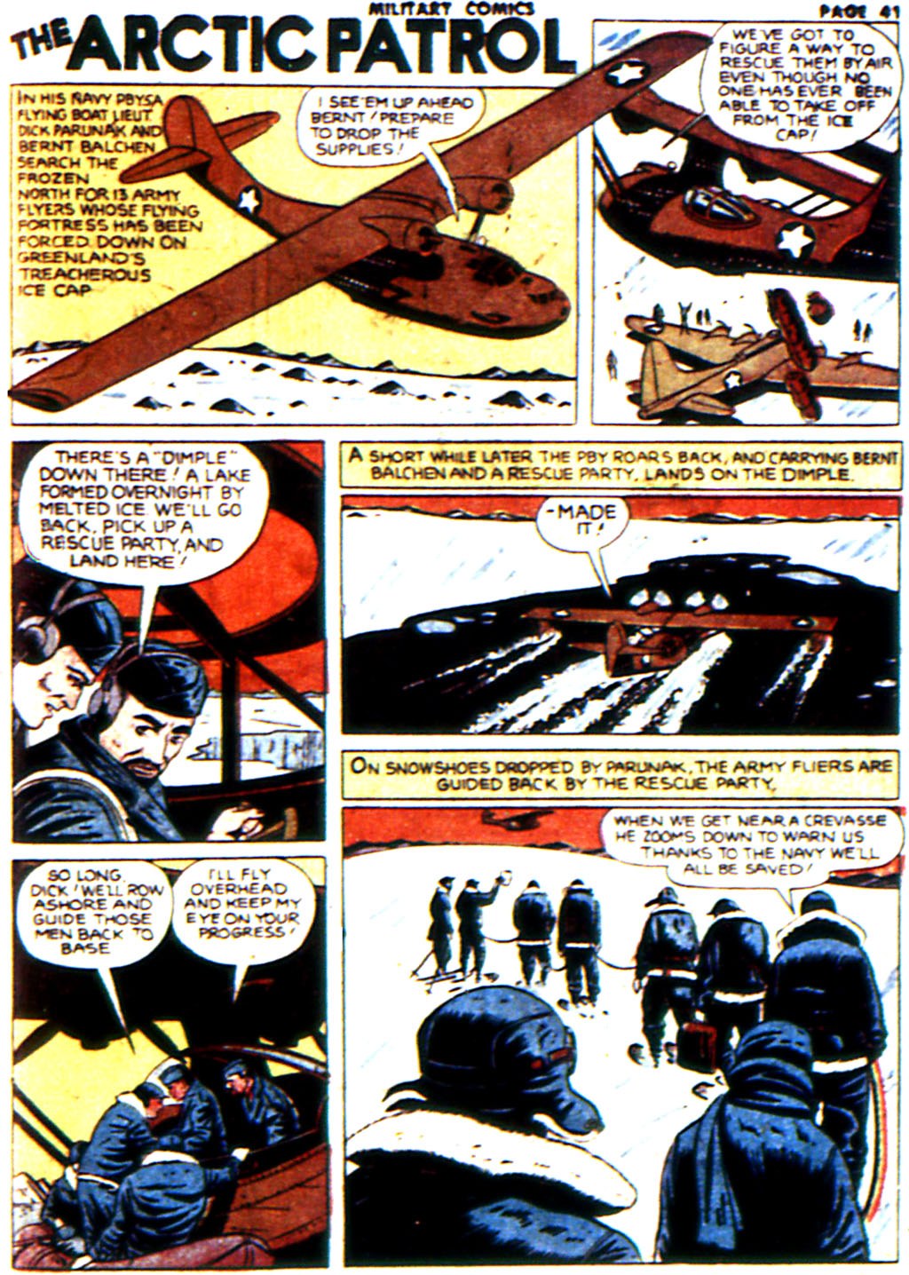 Military Comics #21 (Quality Comics), page 43. Public domain (US).