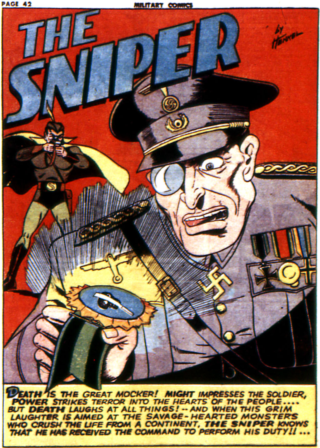 Military Comics #21 (Quality Comics), page 44. Public domain (US).