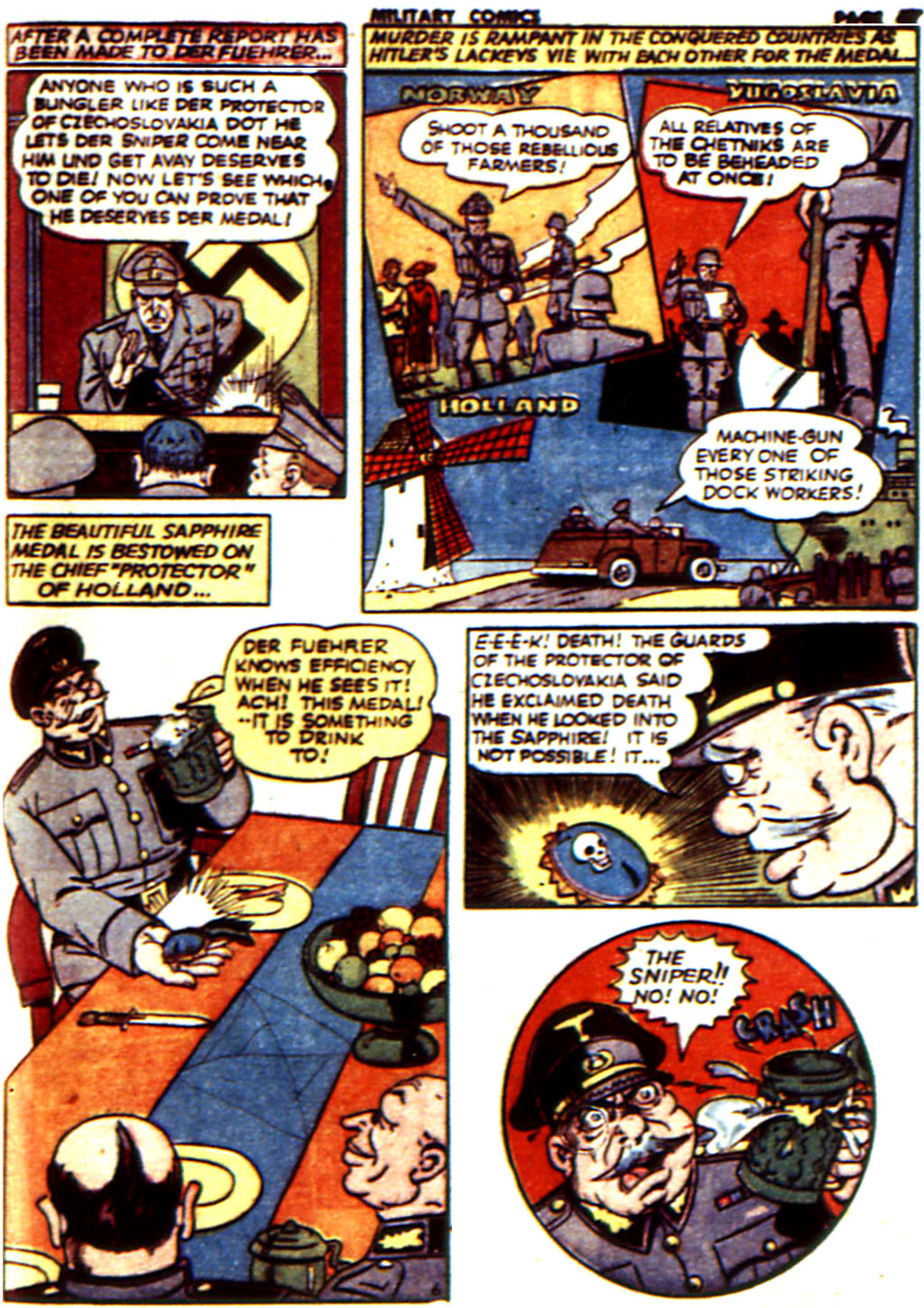 Military Comics #21 (Quality Comics), page 49. Public domain (US).