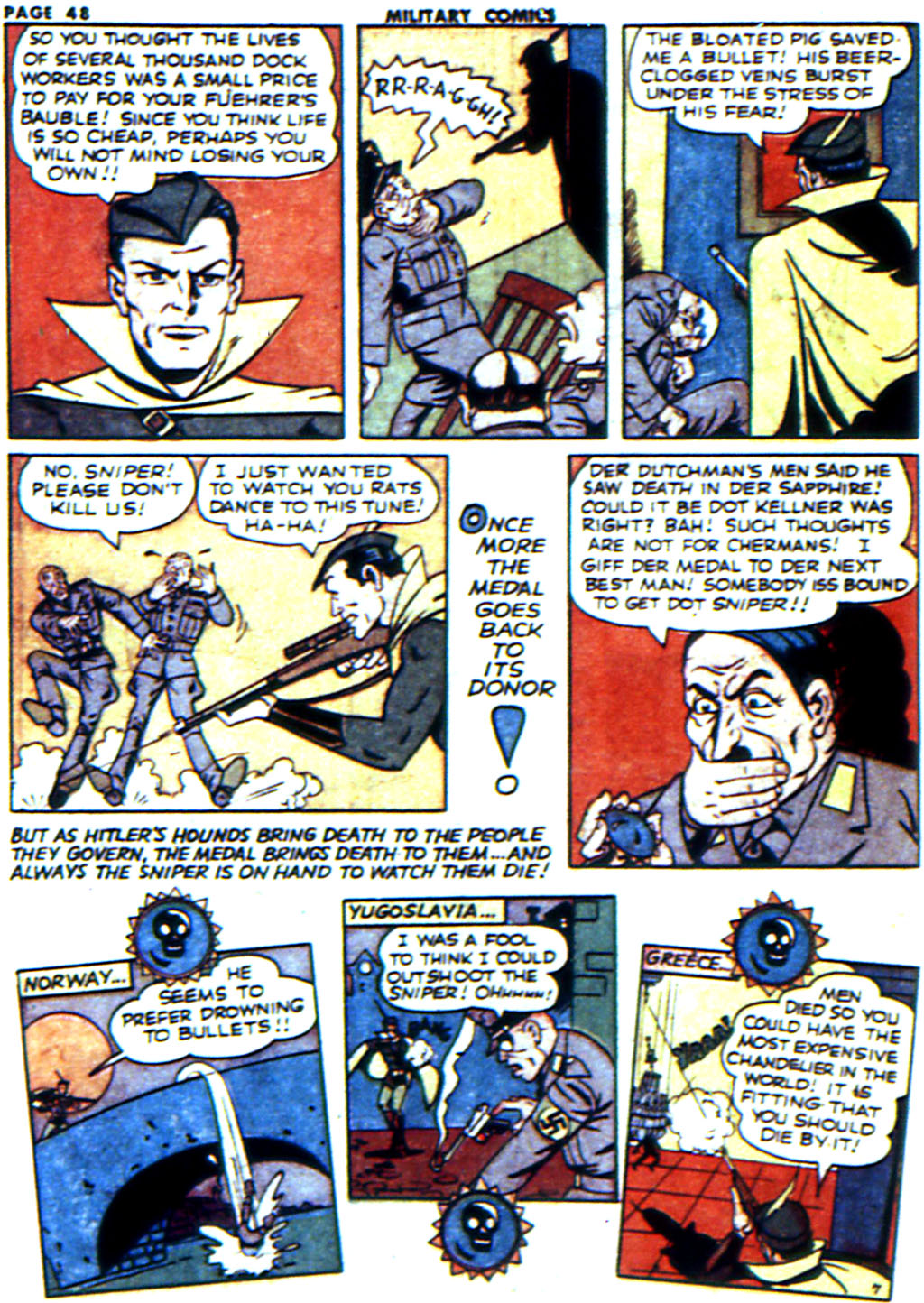 Military Comics #21 (Quality Comics), page 50. Public domain (US).