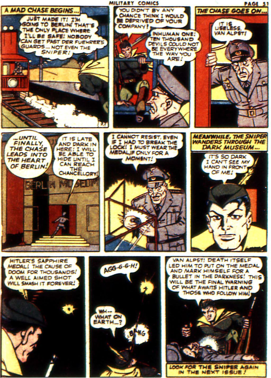 Military Comics #21 (Quality Comics), page 53. Public domain (US).