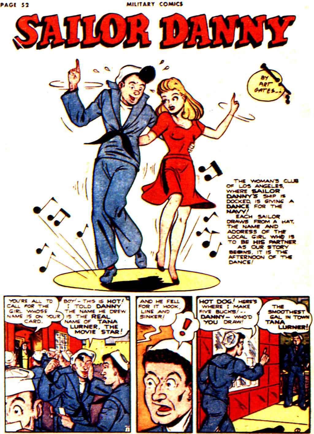 Military Comics #21 (Quality Comics), page 54. Public domain (US).