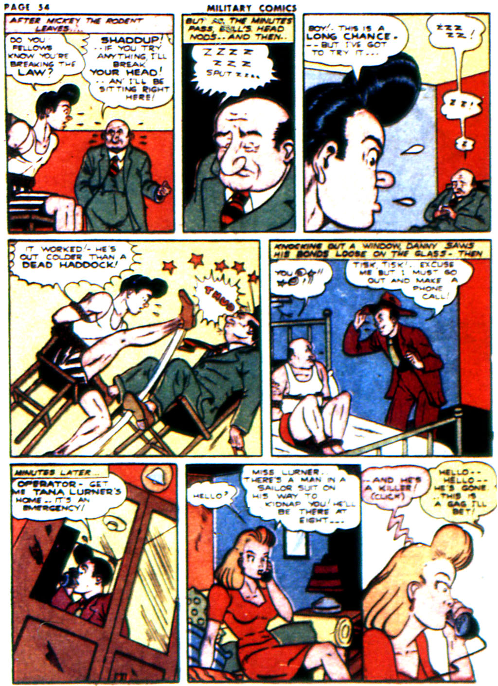 Military Comics #21 (Quality Comics), page 56. Public domain (US).
