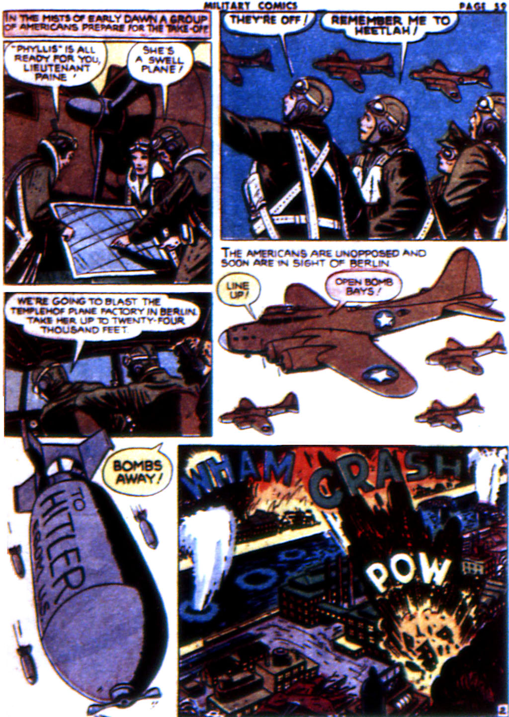 Military Comics #21 (Quality Comics), page 61. Public domain (US).