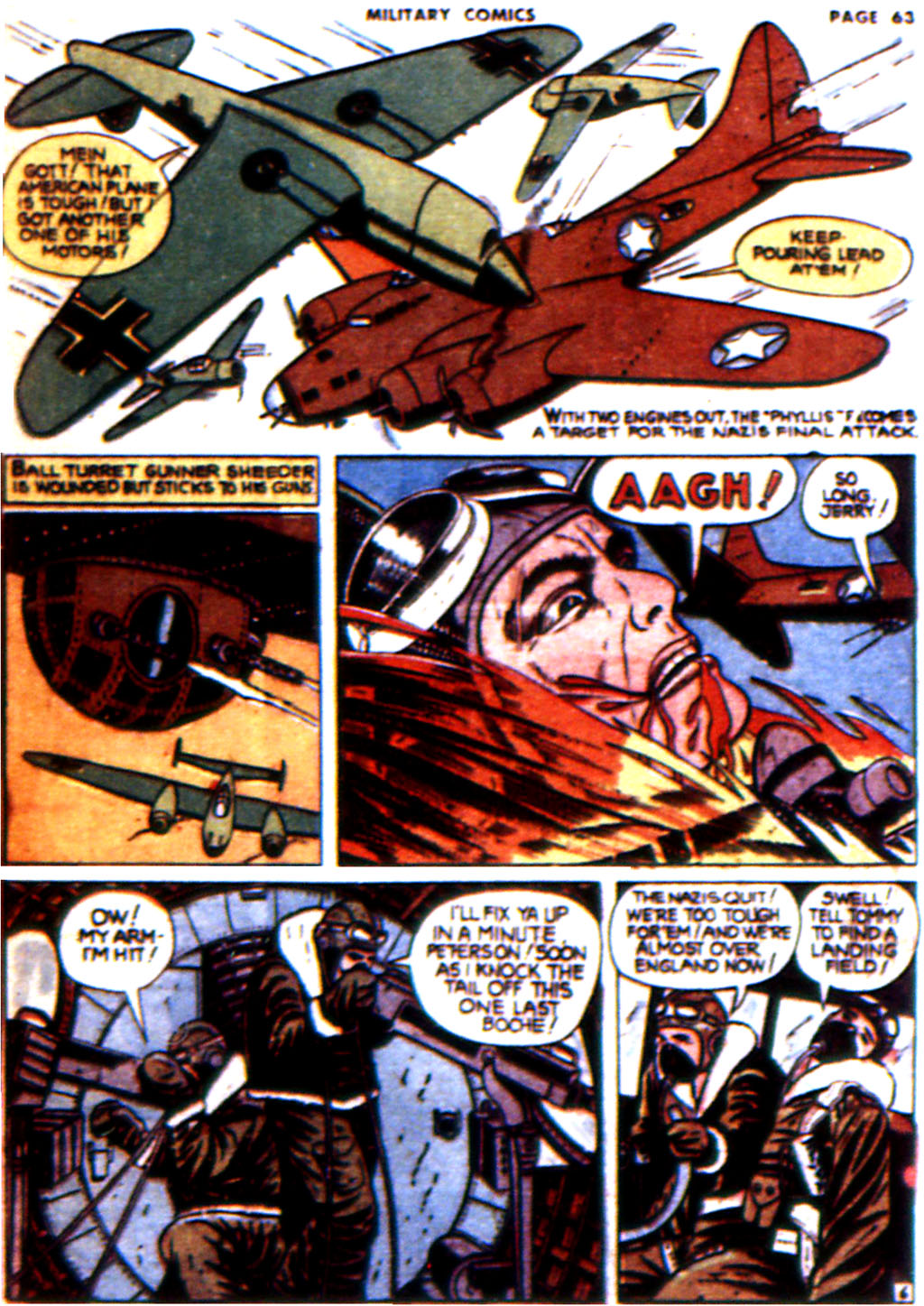 Military Comics #21 (Quality Comics), page 65. Public domain (US).