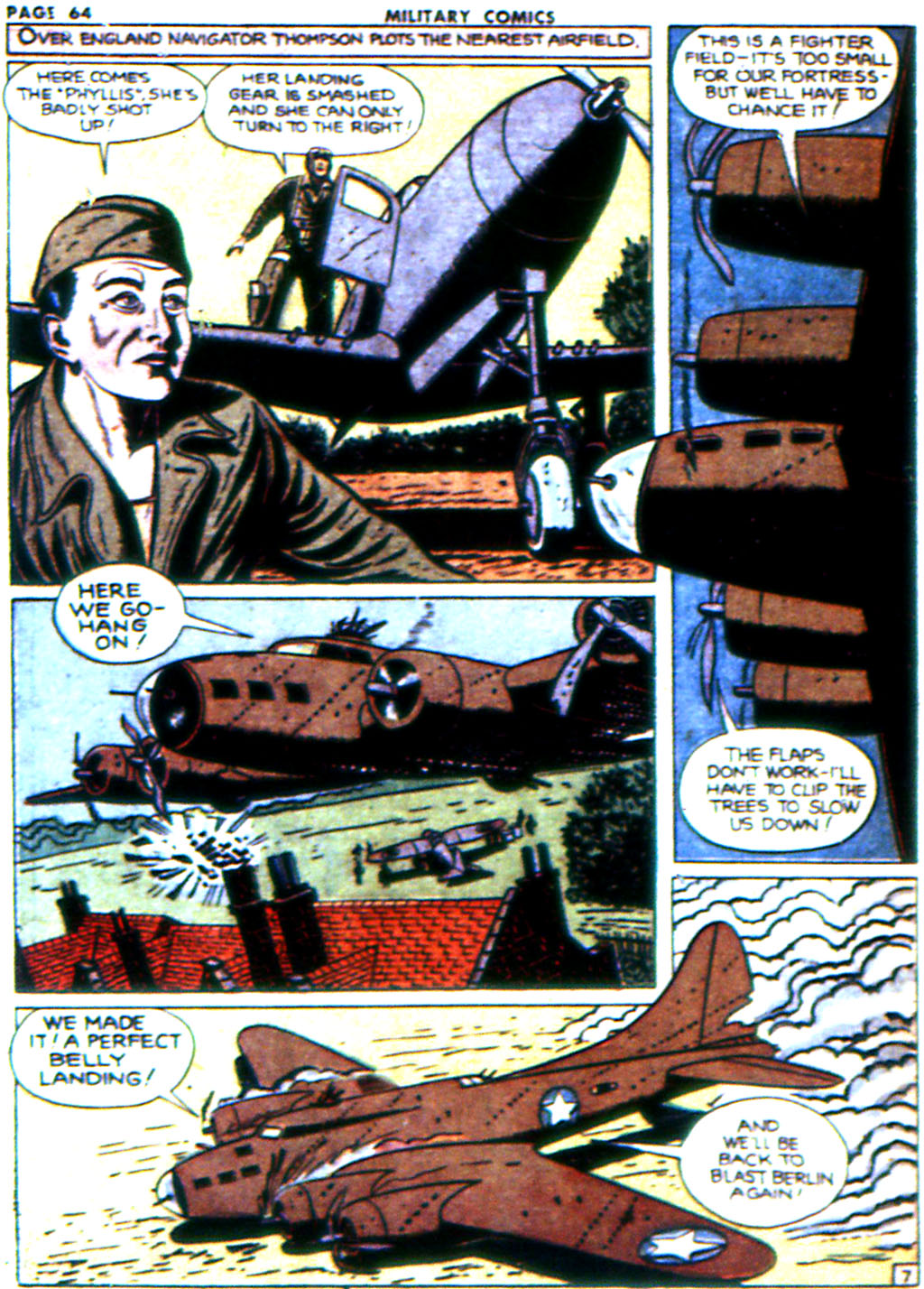 Military Comics #21 (Quality Comics), page 66. Public domain (US).