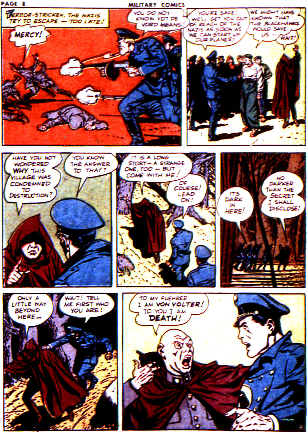 Military Comics #21 (Quality Comics), page 10. Public domain (US).