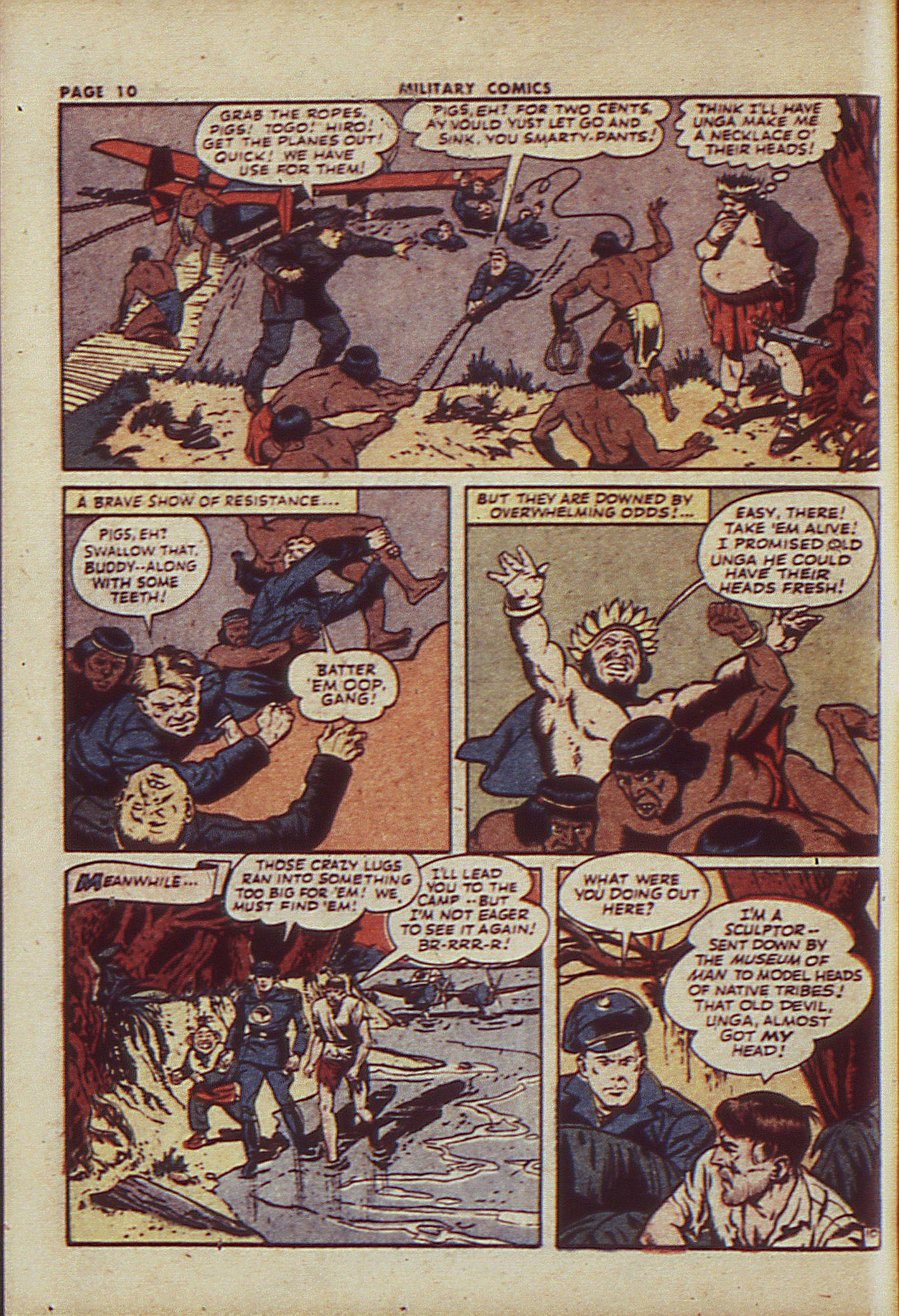 Military Comics #23 (Quality Comics), page 12. Public domain (US).
