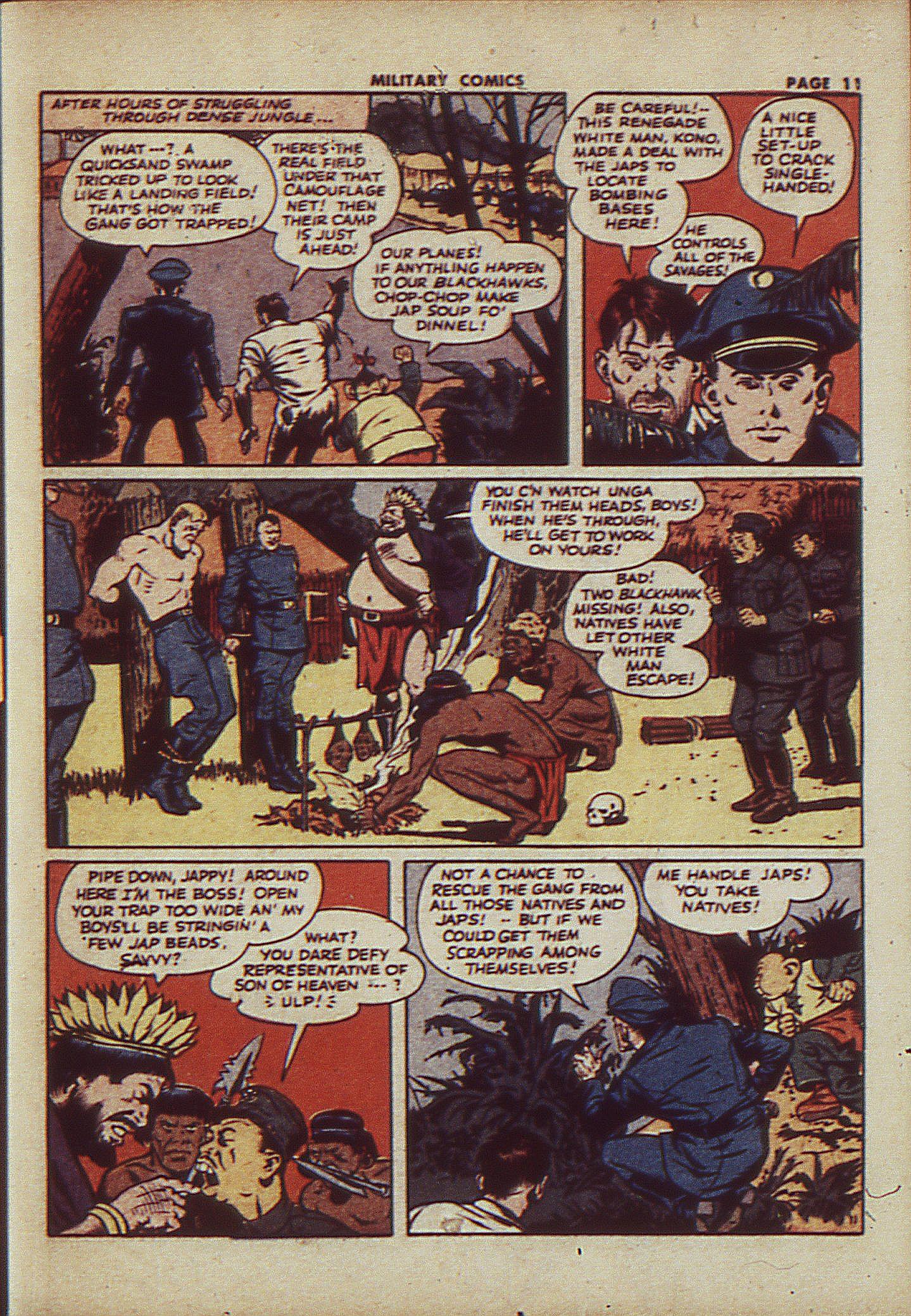 Military Comics #23 (Quality Comics), page 13. Public domain (US).
