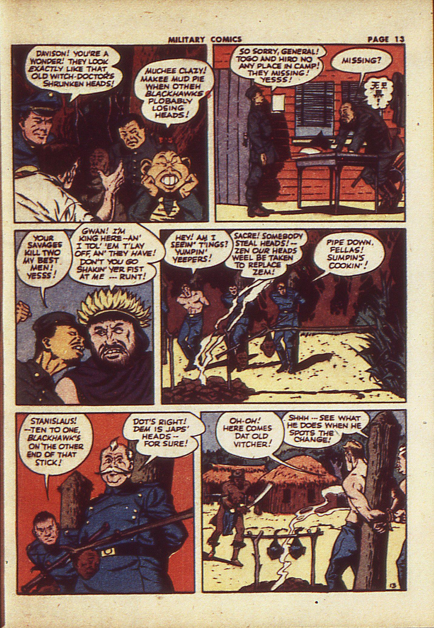 Military Comics #23 (Quality Comics), page 15. Public domain (US).