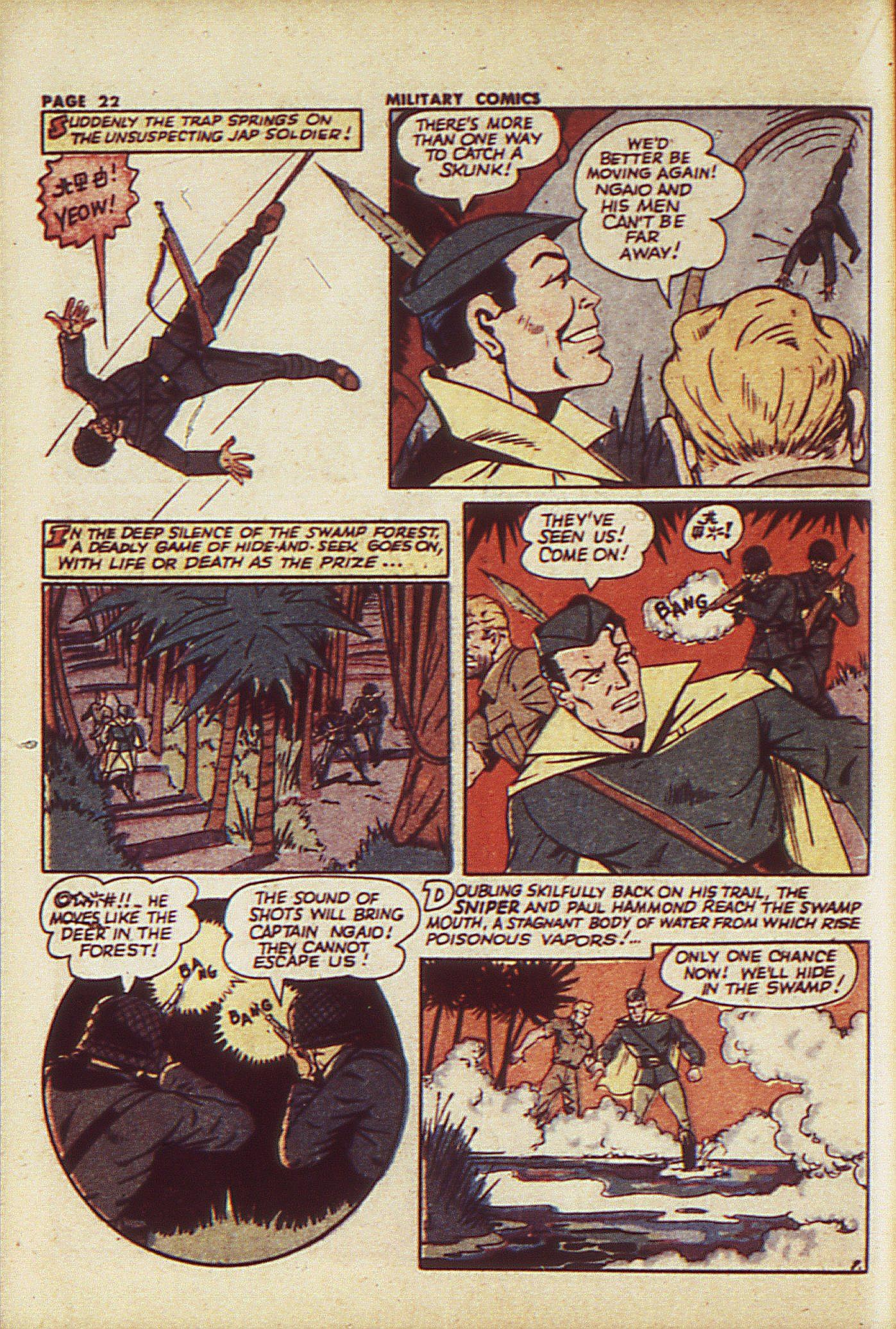 Military Comics #23 (Quality Comics), page 24. Public domain (US).