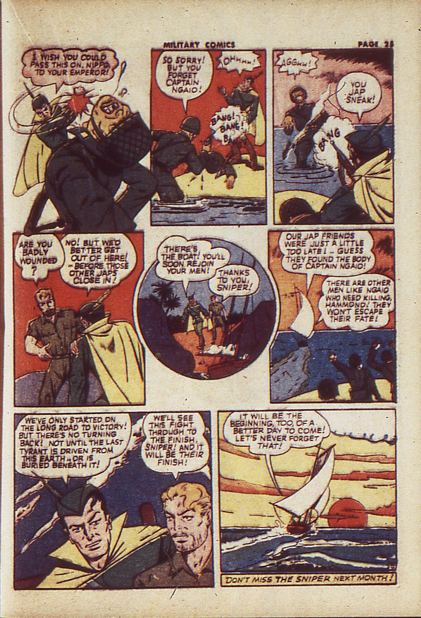Military Comics #23 (Quality Comics), page 27. Public domain (US).