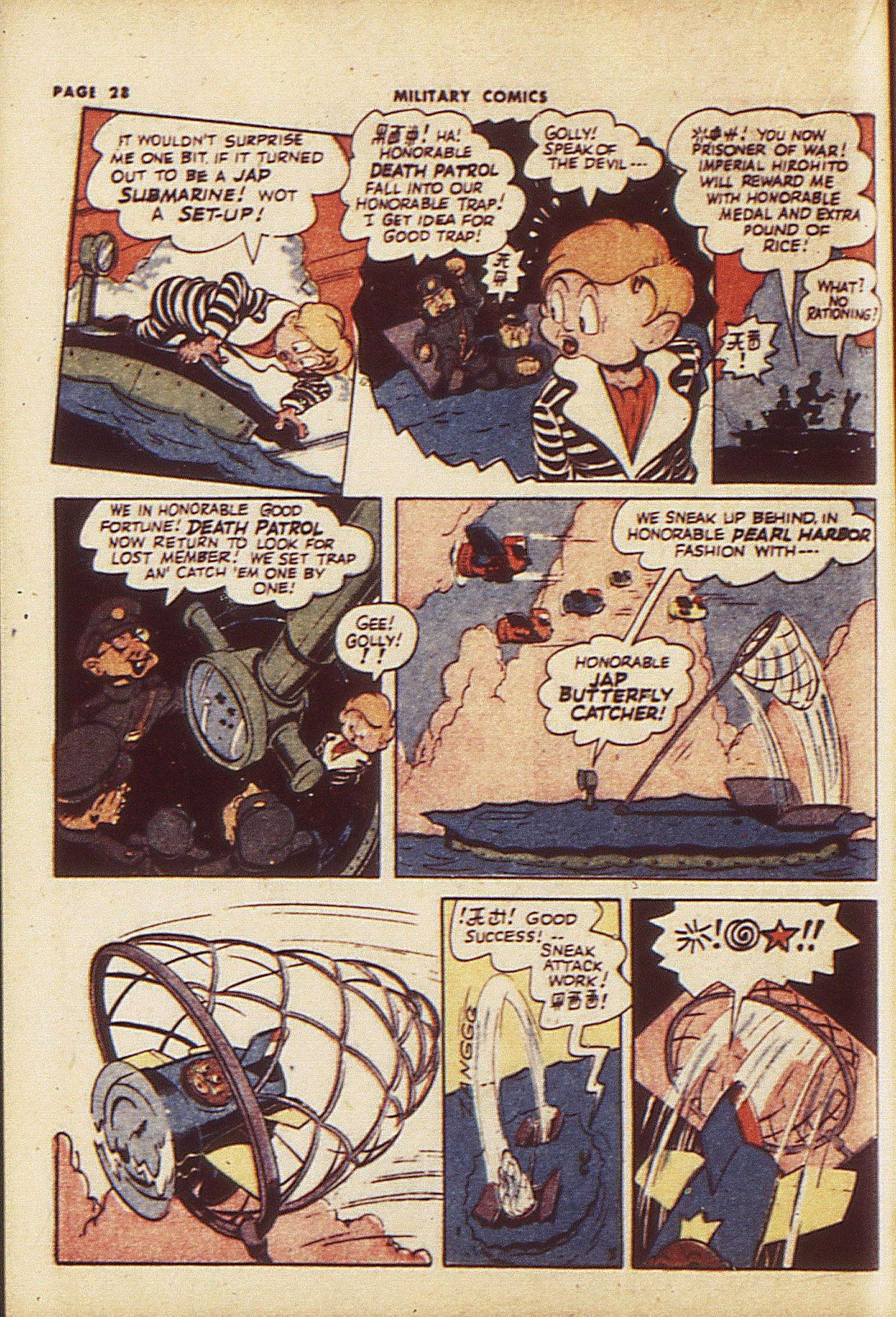 Military Comics #23 (Quality Comics), page 30. Public domain (US).