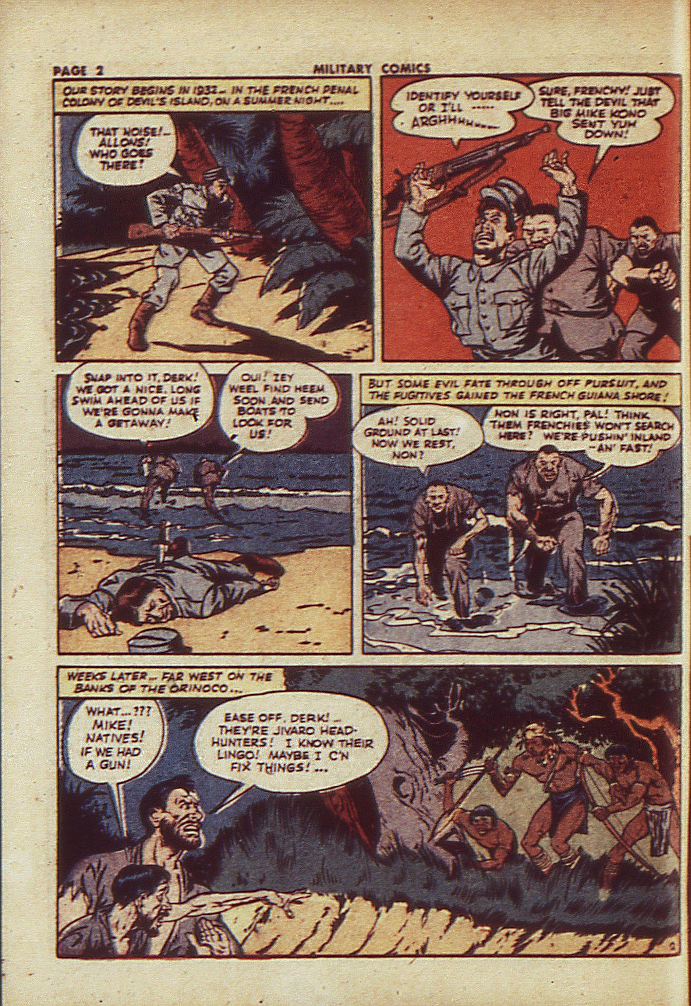 Military Comics #23 (Quality Comics), page 4. Public domain (US).