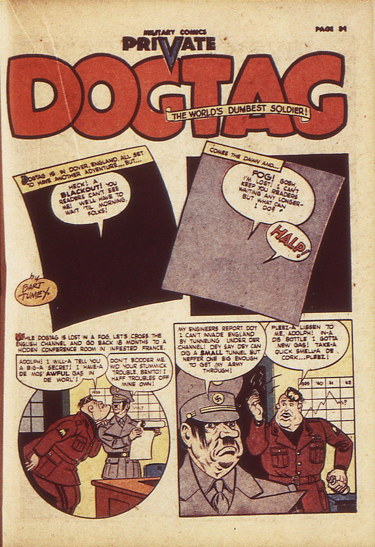 Military Comics #23 (Quality Comics), page 33. Public domain (US).
