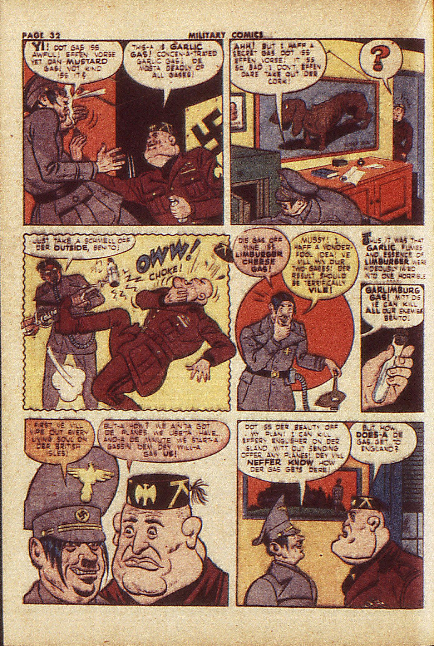 Military Comics #23 (Quality Comics), page 34. Public domain (US).