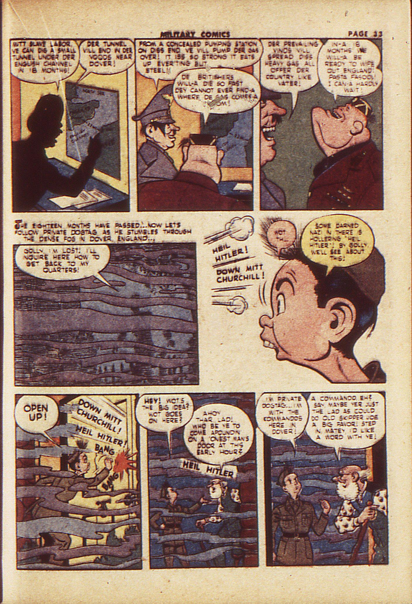 Military Comics #23 (Quality Comics), page 35. Public domain (US).