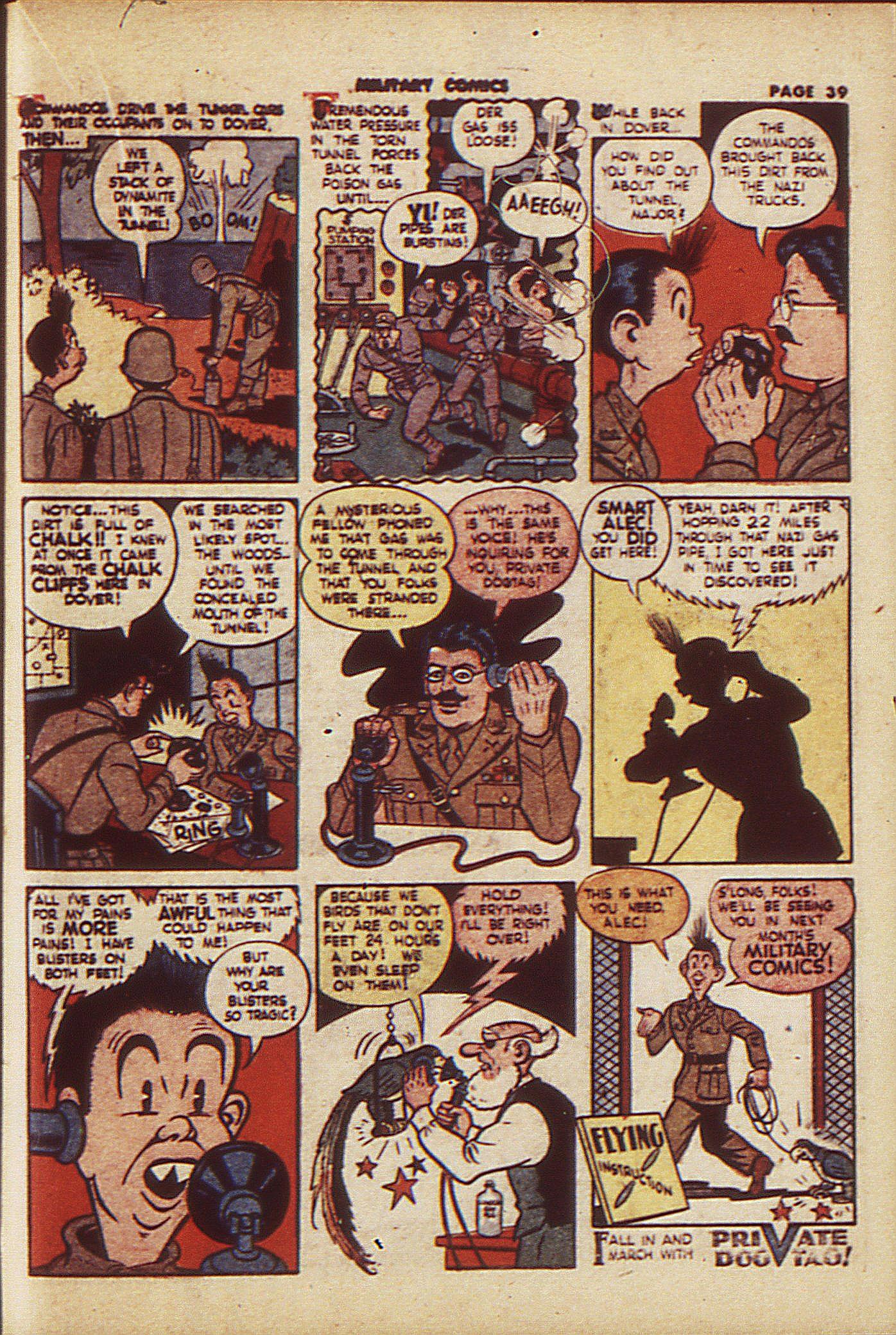Military Comics #23 (Quality Comics), page 41. Public domain (US).
