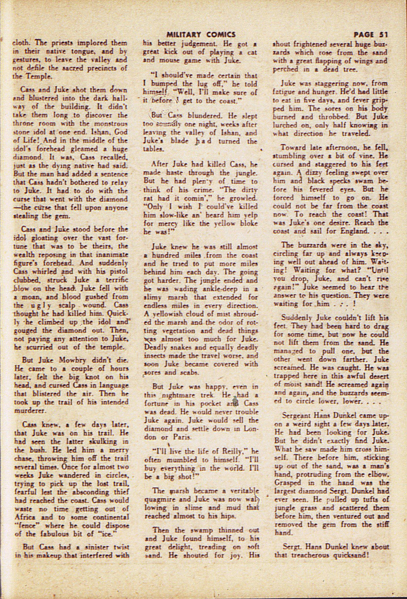 Military Comics #23 (Quality Comics), page 53. Public domain (US).