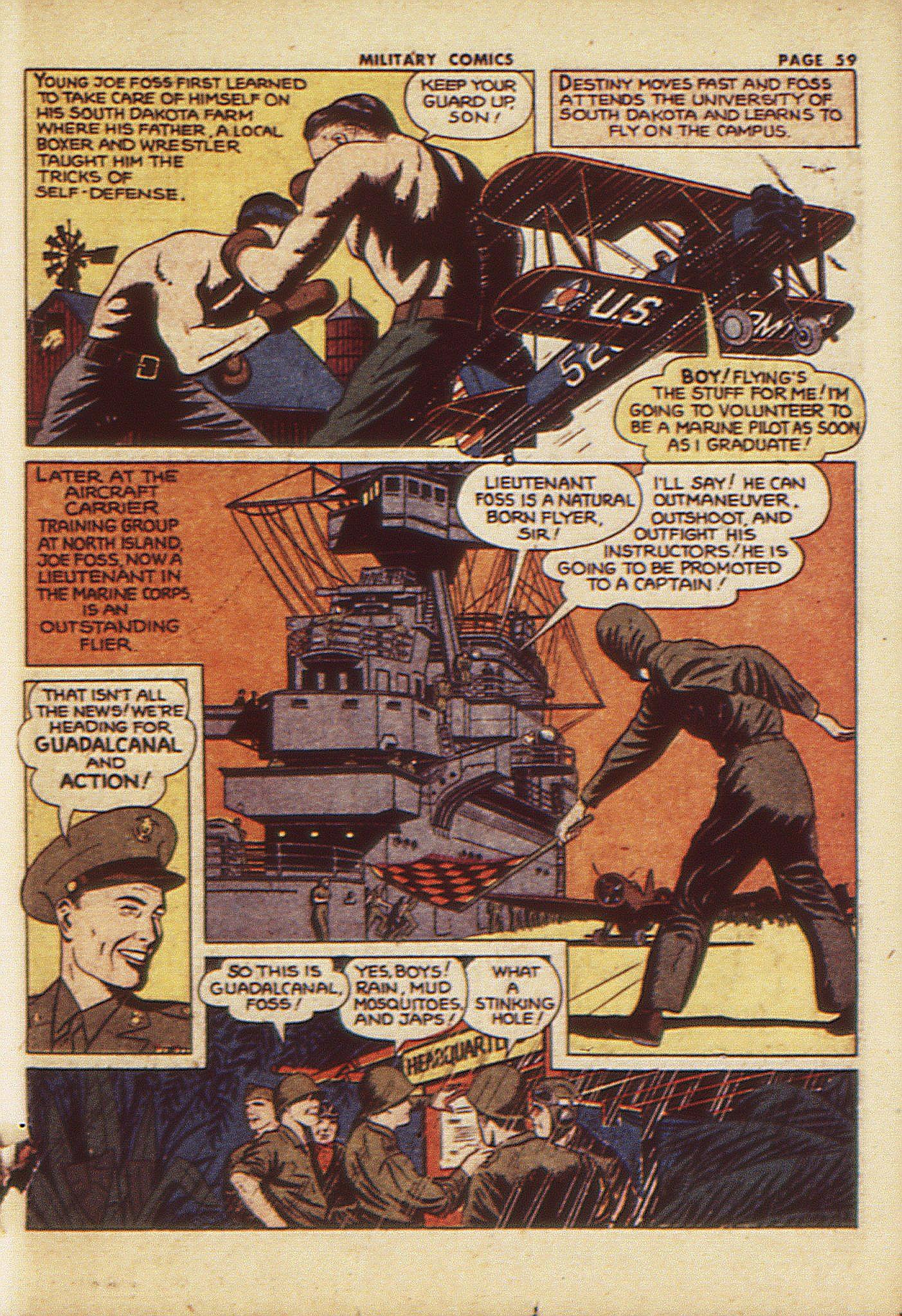 Military Comics #23 (Quality Comics), page 61. Public domain (US).