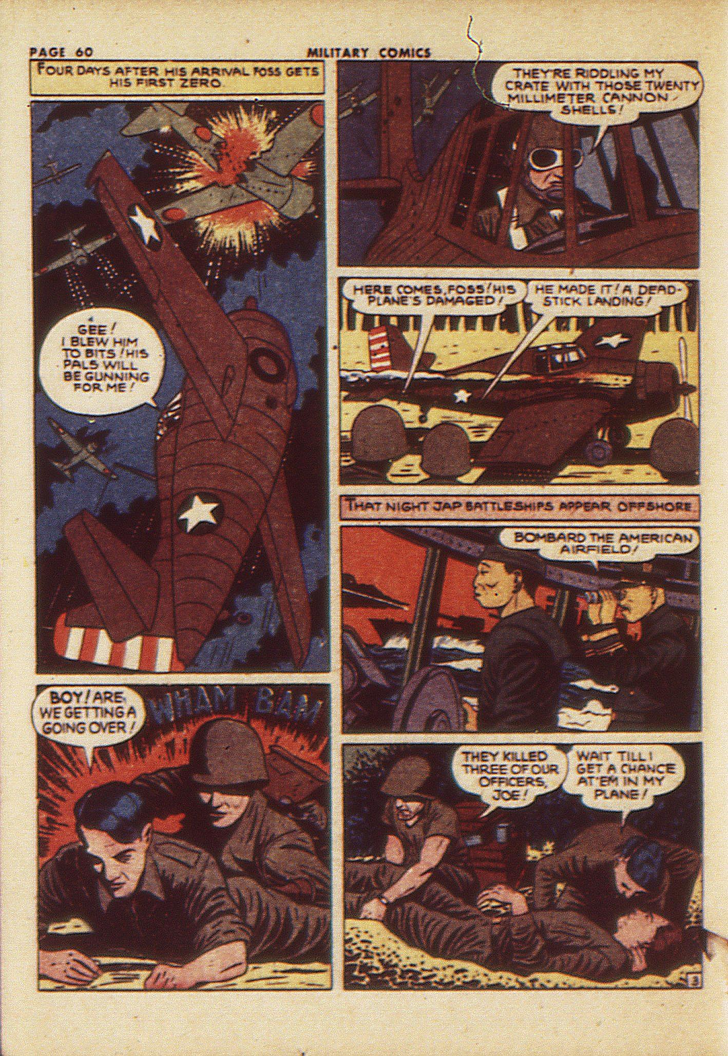 Military Comics #23 (Quality Comics), page 62. Public domain (US).