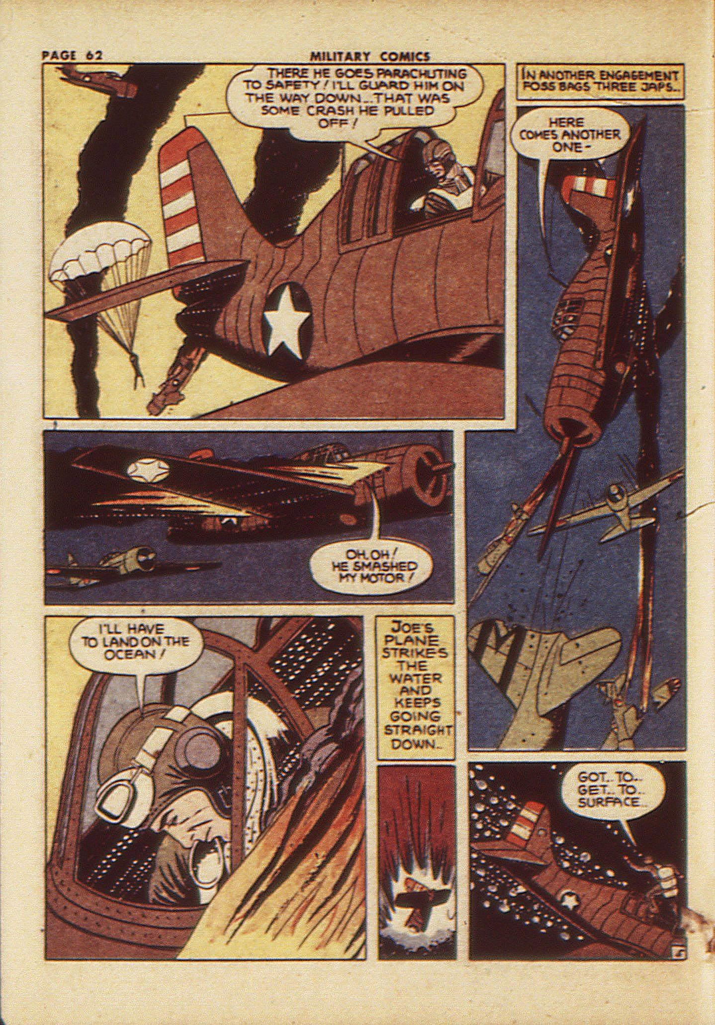 Military Comics #23 (Quality Comics), page 64. Public domain (US).