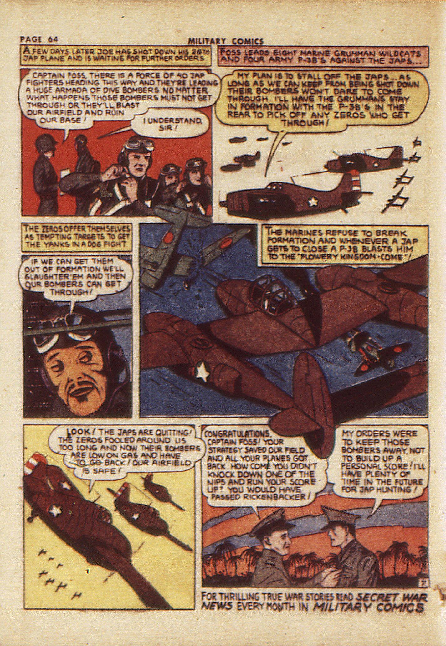 Military Comics #23 (Quality Comics), page 66. Public domain (US).