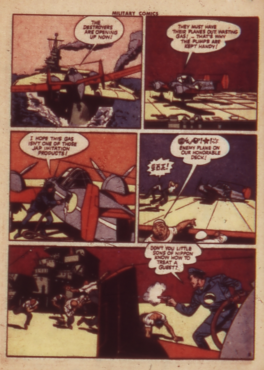 Military Comics #24 (Quality Comics), page 13. Public domain (US).