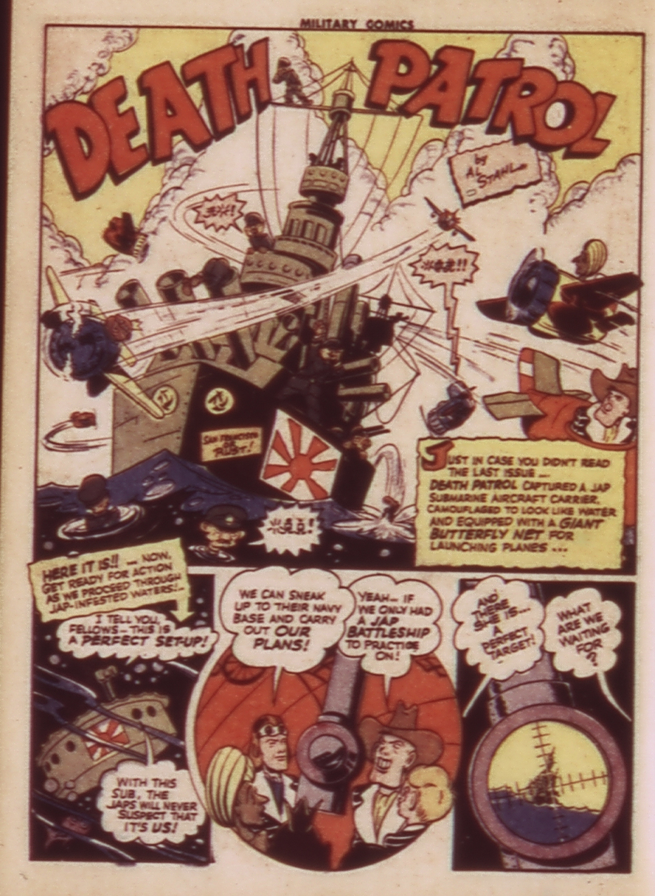 Military Comics #24 (Quality Comics), page 18. Public domain (US).