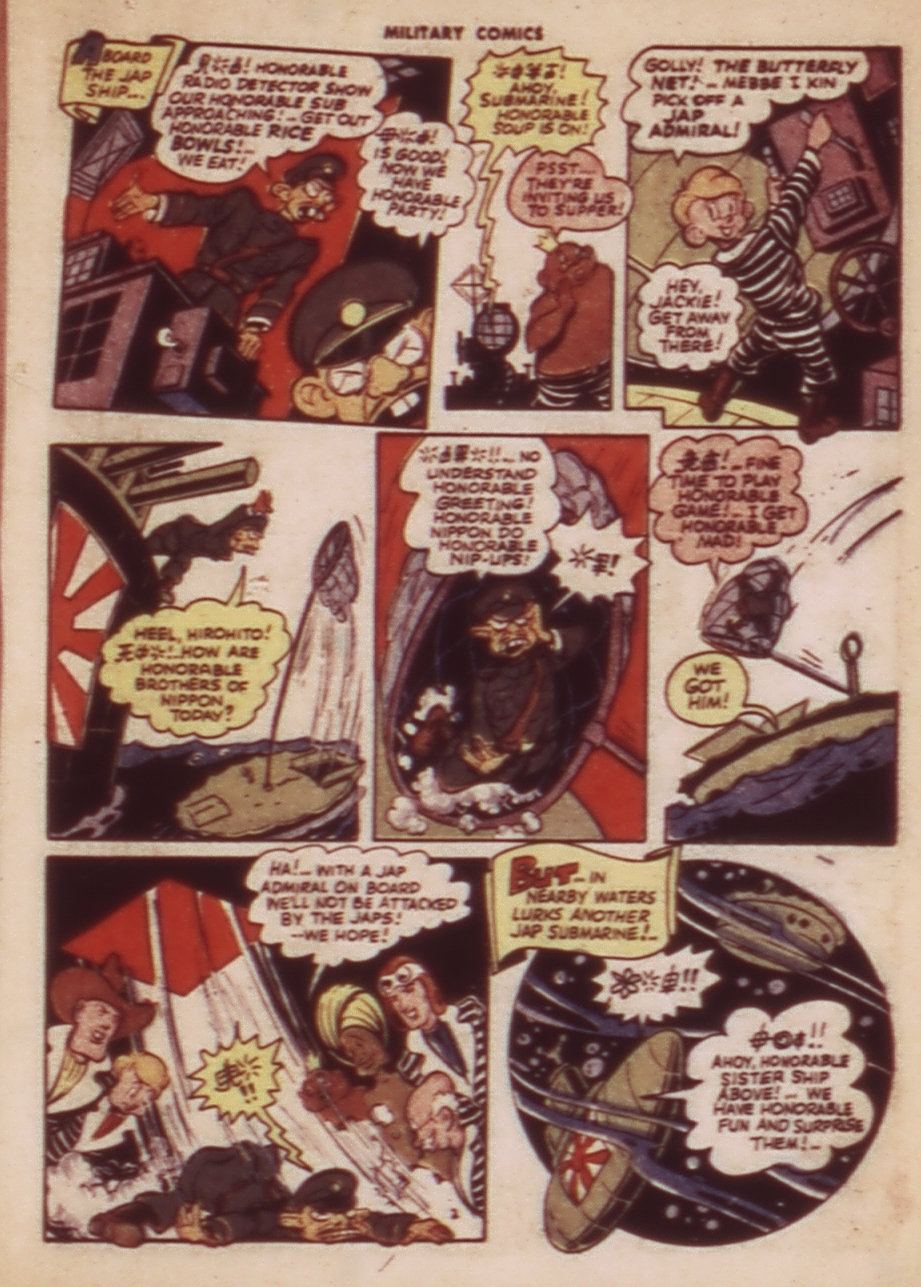 Military Comics #24 (Quality Comics), page 19. Public domain (US).