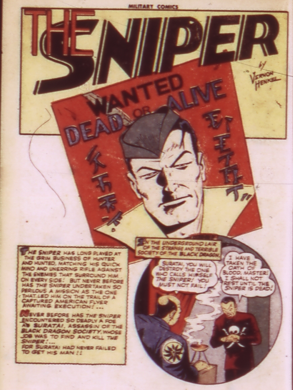 Military Comics #24 (Quality Comics), page 22. Public domain (US).