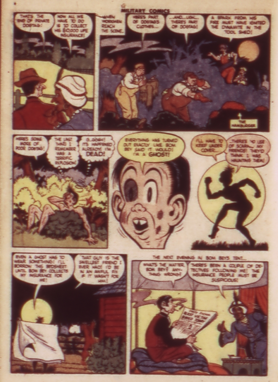 Military Comics #24 (Quality Comics), page 38. Public domain (US).