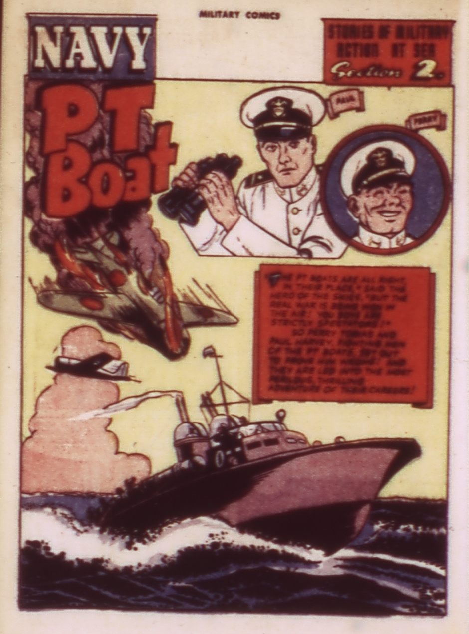 Military Comics #24 (Quality Comics), page 40. Public domain (US).