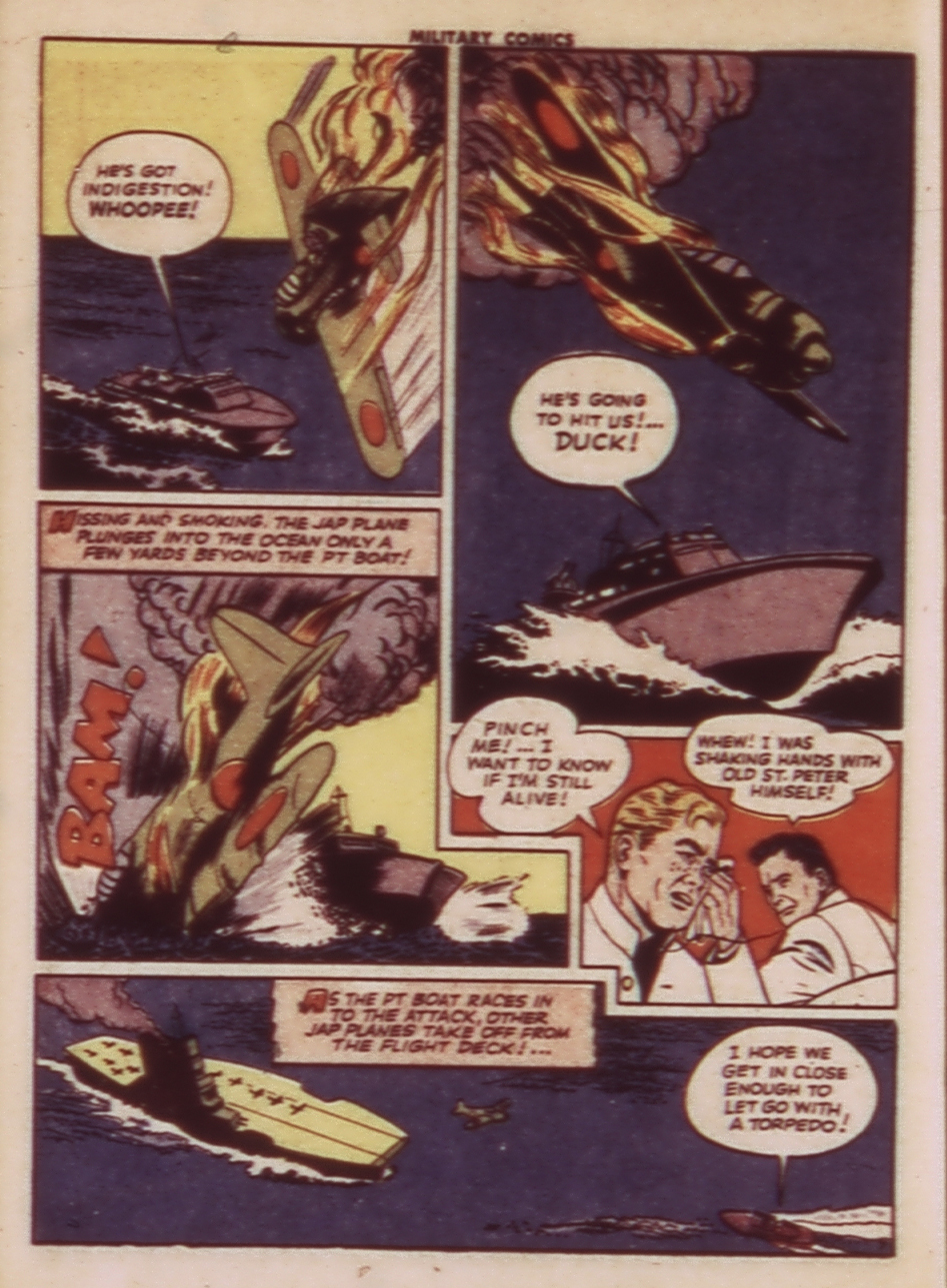 Military Comics #24 (Quality Comics), page 46. Public domain (US).