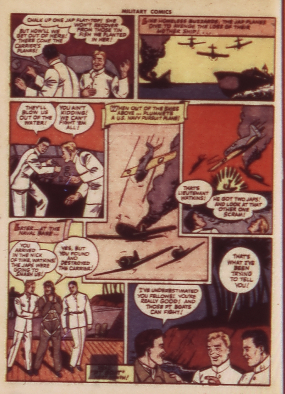 Military Comics #24 (Quality Comics), page 48. Public domain (US).