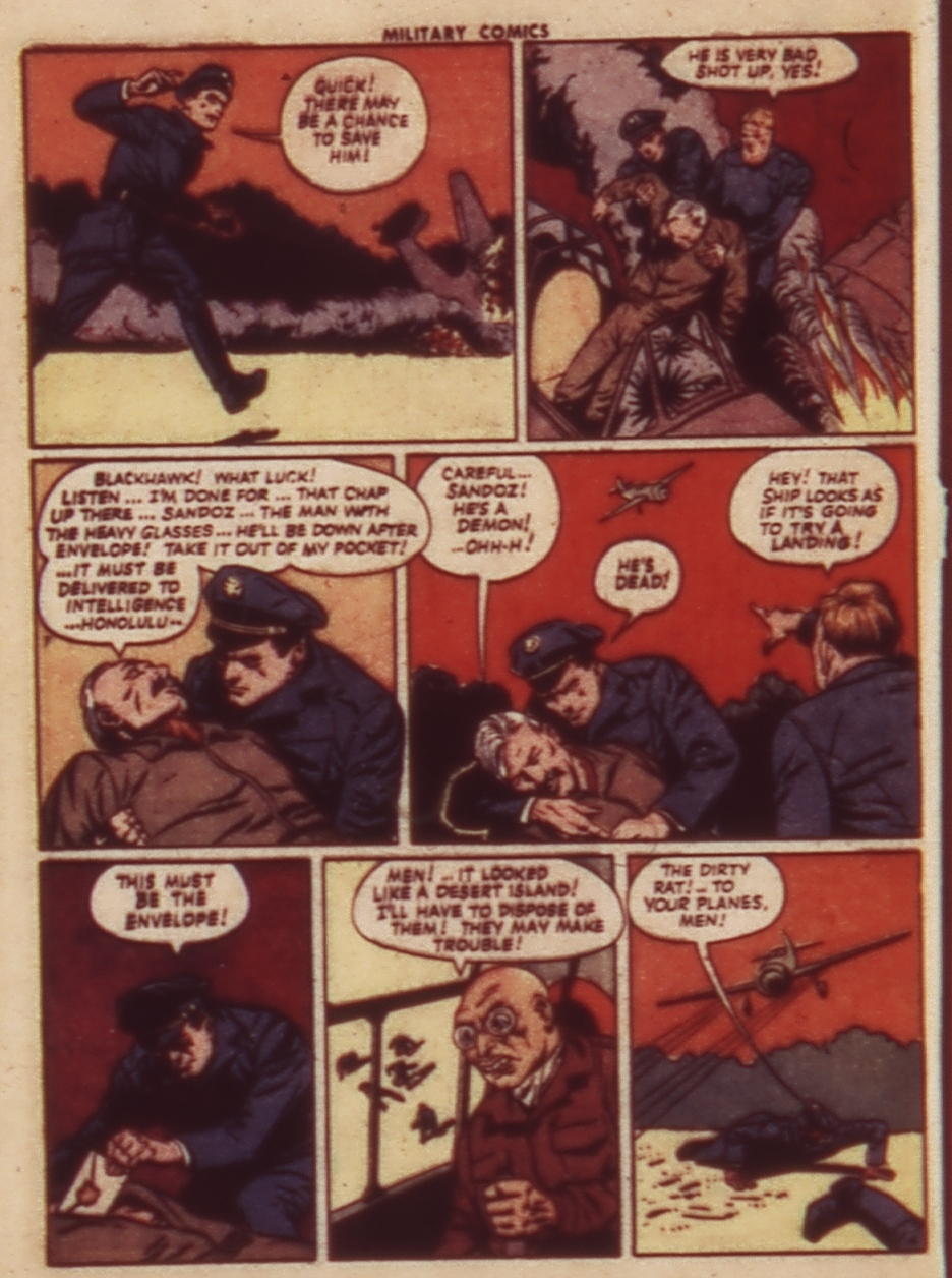 Military Comics #24 (Quality Comics), page 6. Public domain (US).