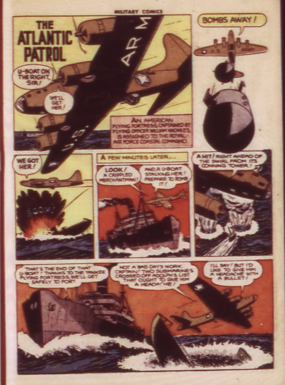 Military Comics #24 (Quality Comics), page 51. Public domain (US).