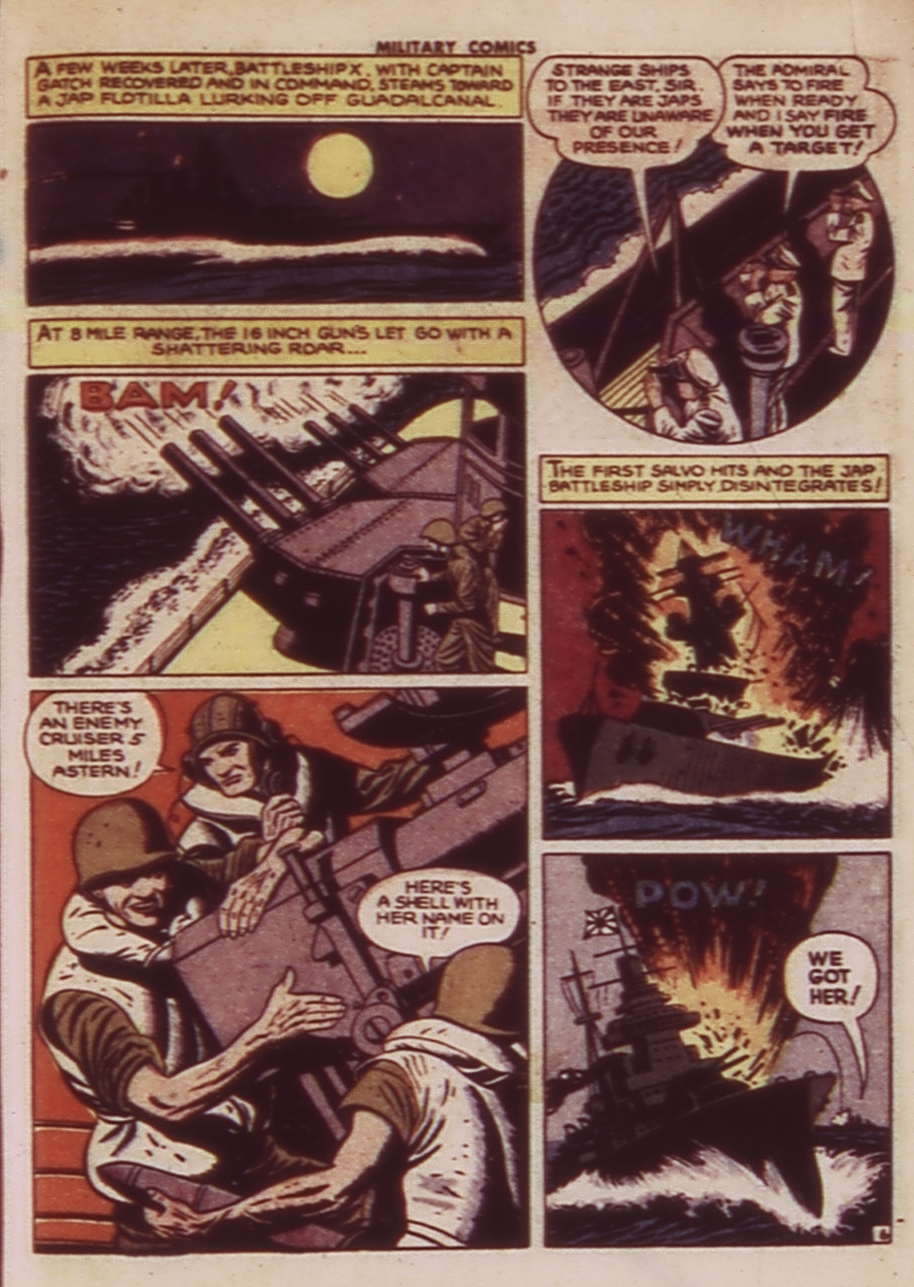Military Comics #24 (Quality Comics), page 57. Public domain (US).