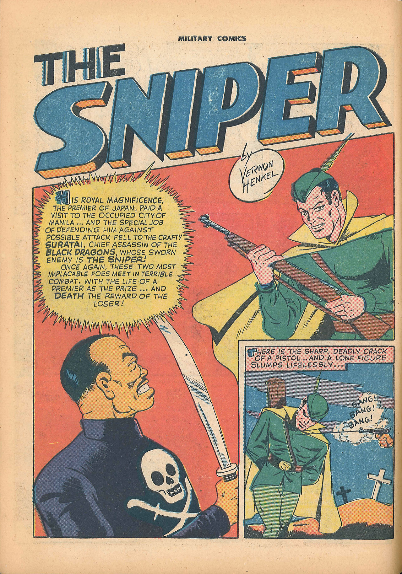 Military Comics #25 (Quality Comics), page 22. Public domain (US).