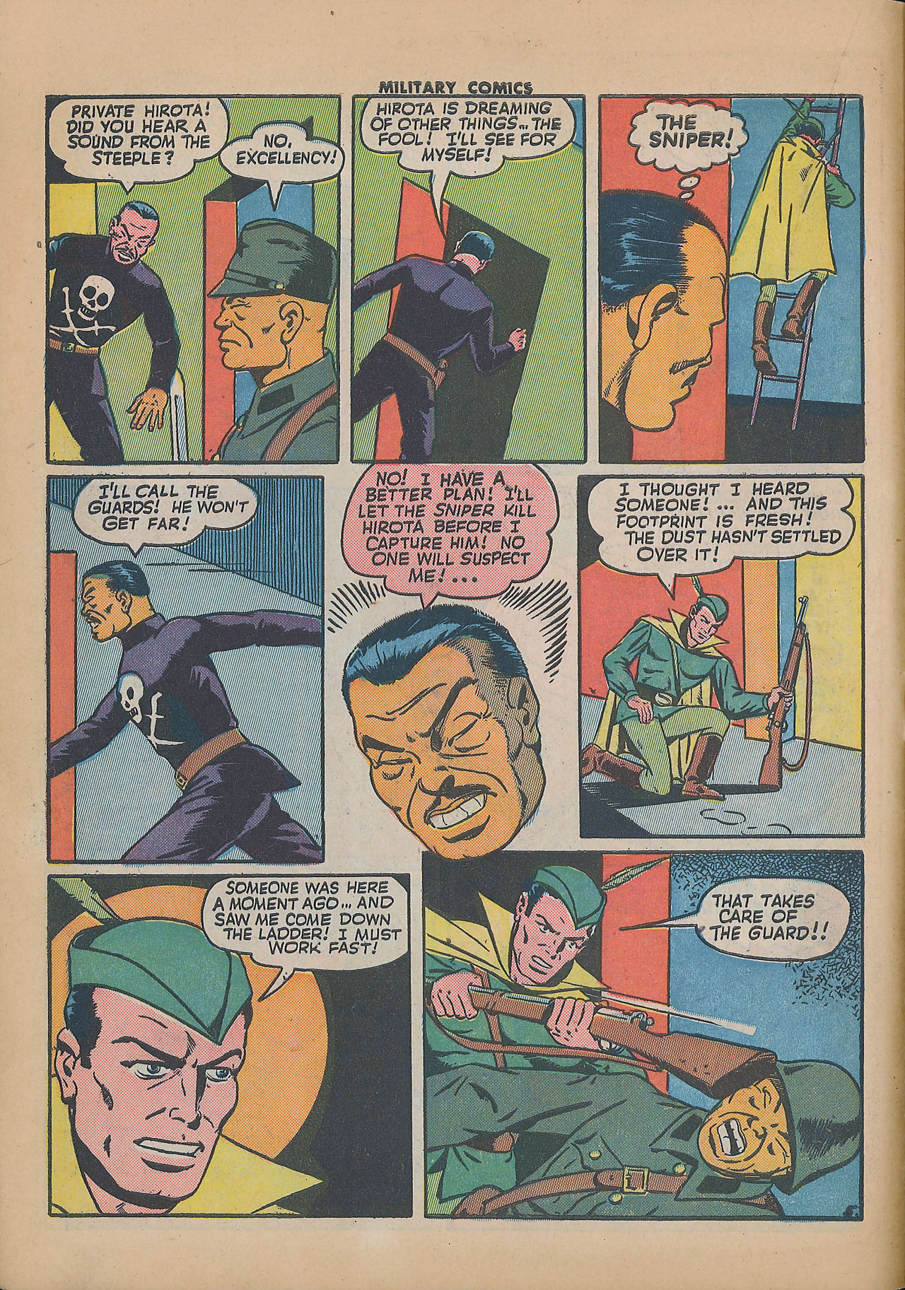 Military Comics #25 (Quality Comics), page 26. Public domain (US).