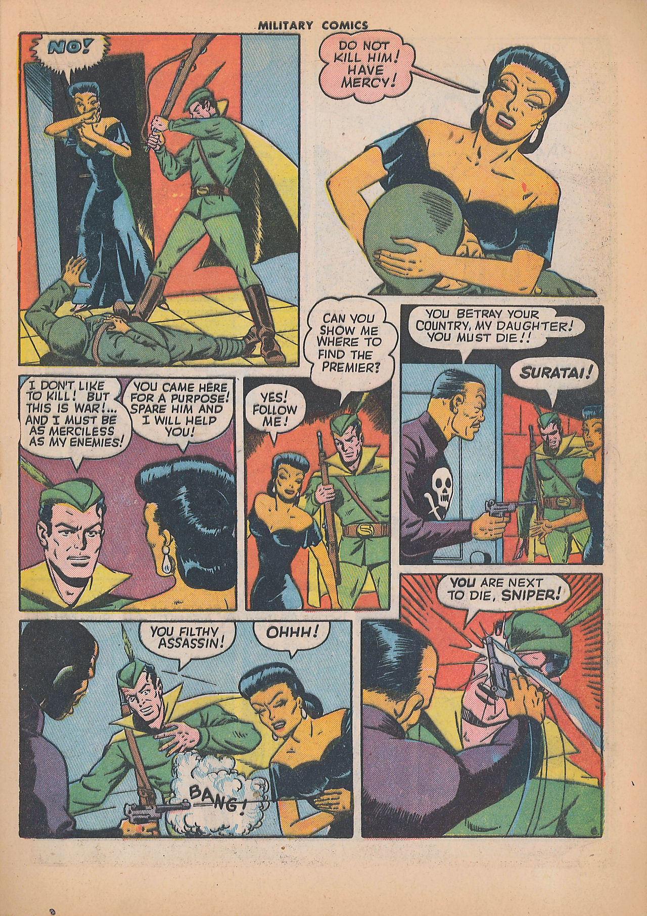 Military Comics #25 (Quality Comics), page 27. Public domain (US).