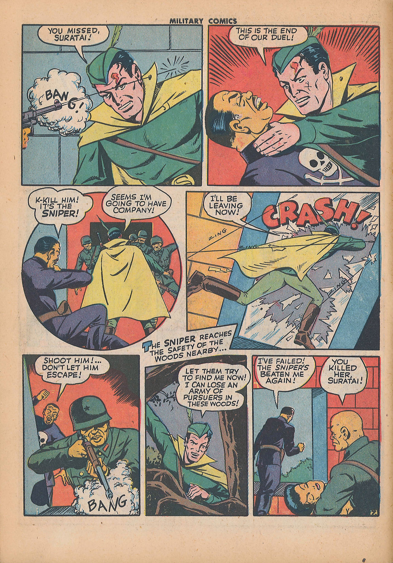 Military Comics #25 (Quality Comics), page 28. Public domain (US).