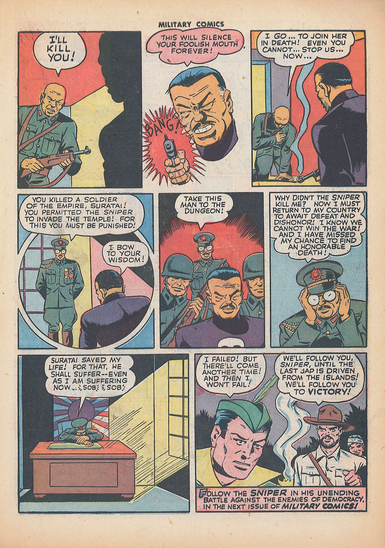 Military Comics #25 (Quality Comics), page 29. Public domain (US).