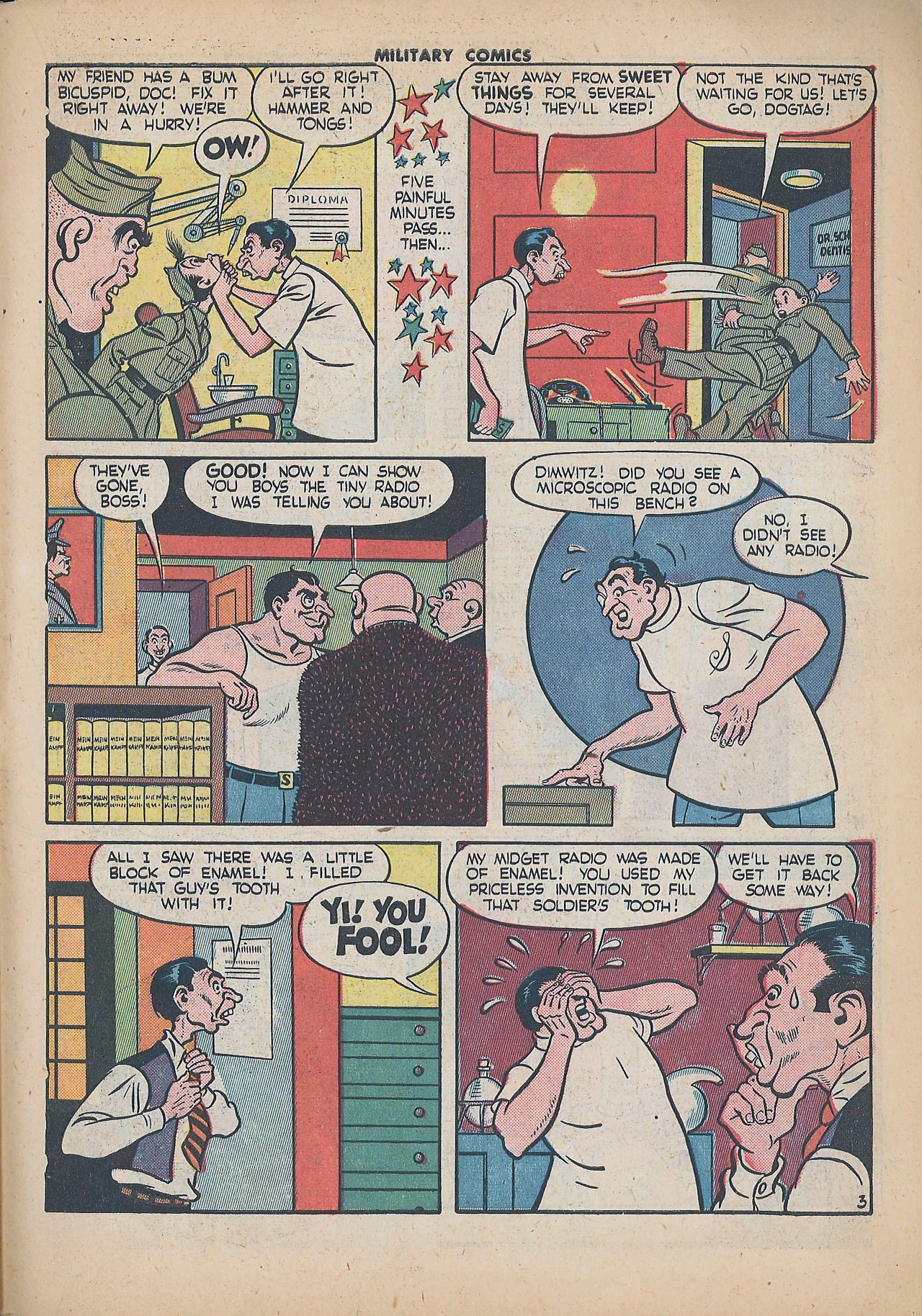Military Comics #25 (Quality Comics), page 33. Public domain (US).