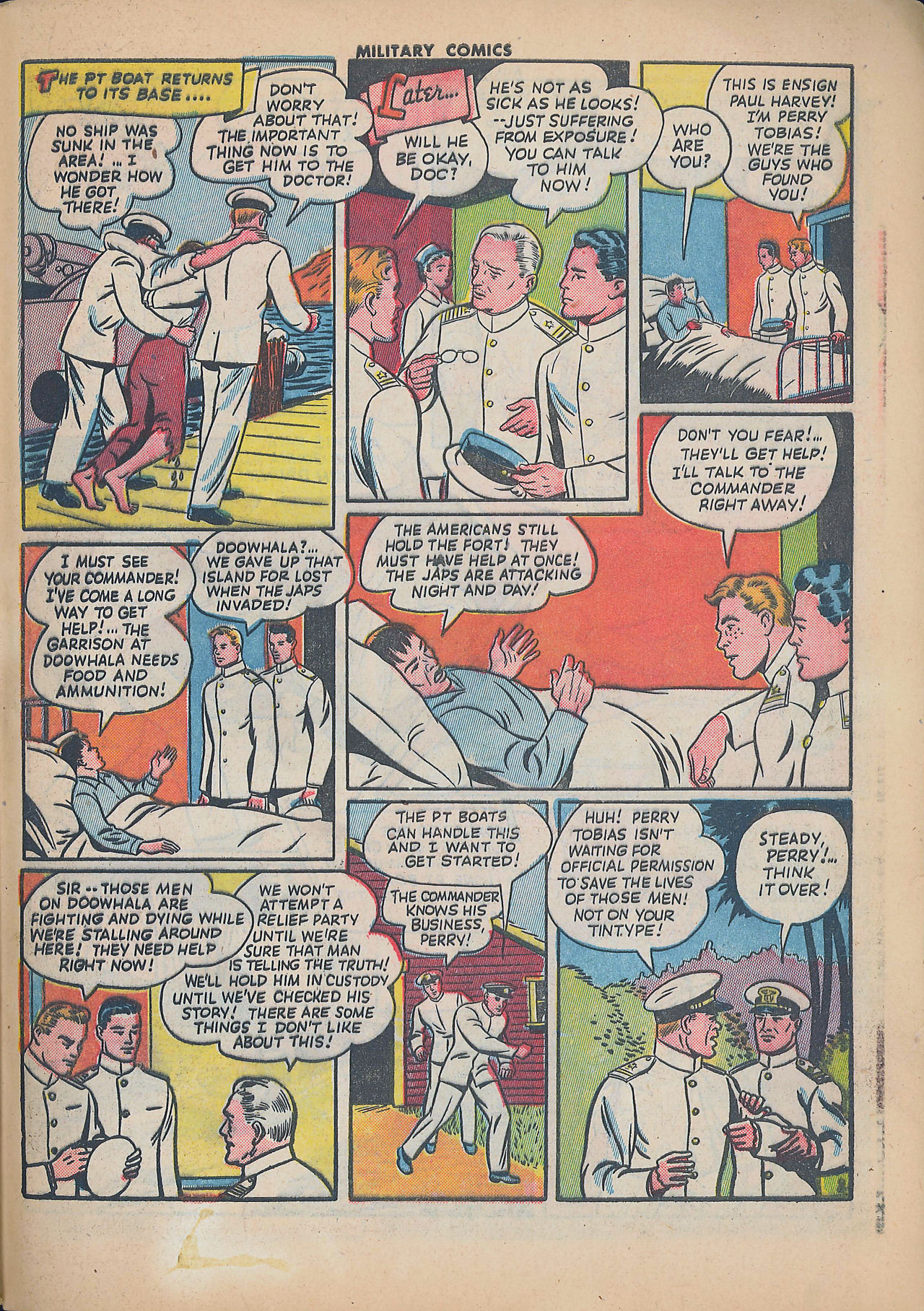 Military Comics #25 (Quality Comics), page 41. Public domain (US).