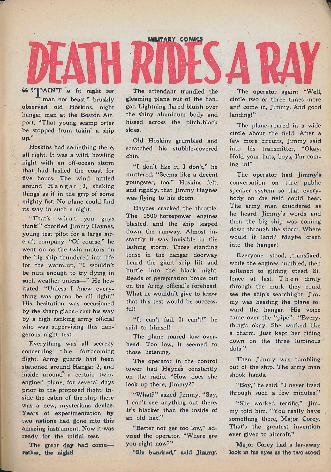 Military Comics #25 (Quality Comics), page 49. Public domain (US).