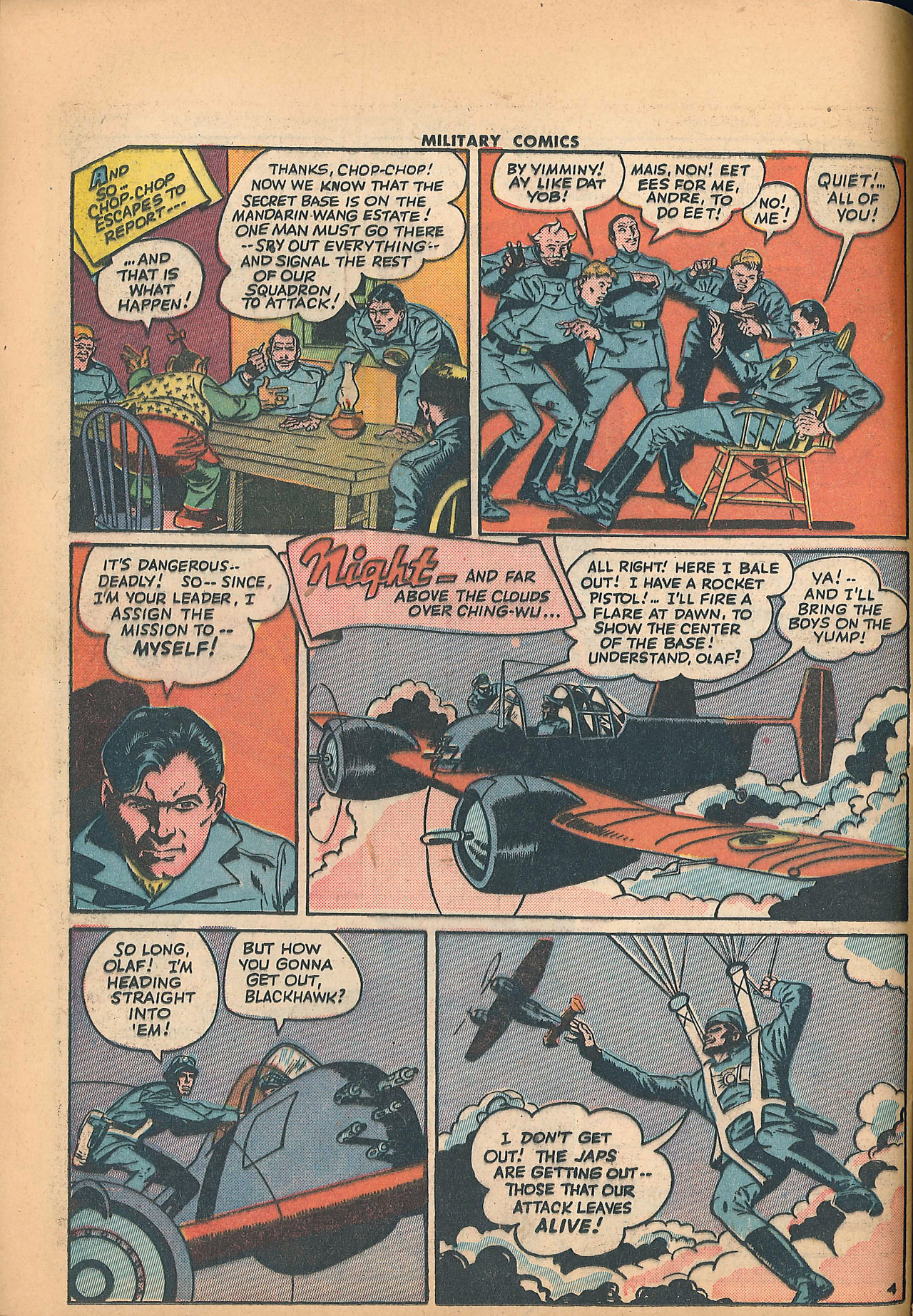 Military Comics #25 (Quality Comics), page 6. Public domain (US).