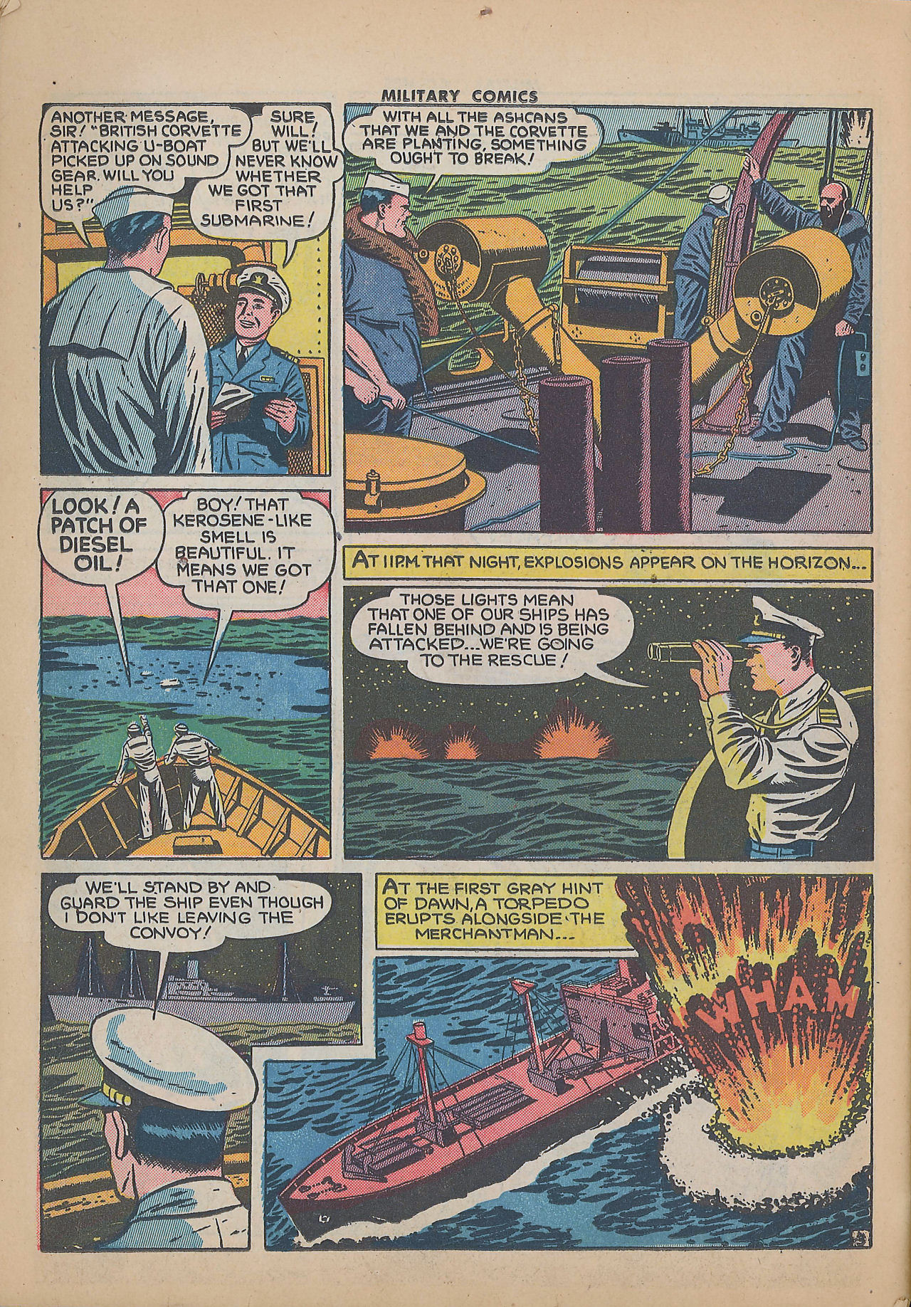 Military Comics #25 (Quality Comics), page 54. Public domain (US).
