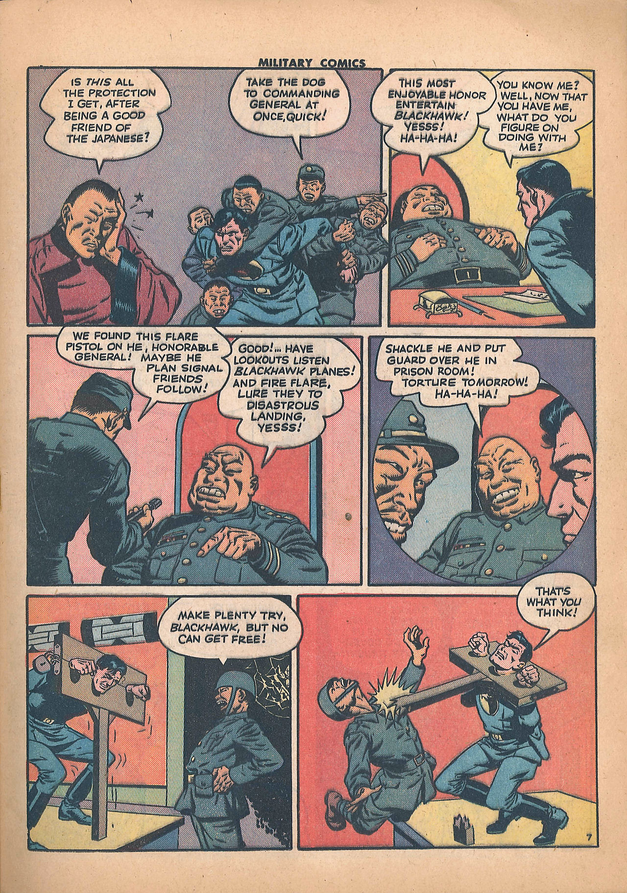 Military Comics #25 (Quality Comics), page 9. Public domain (US).