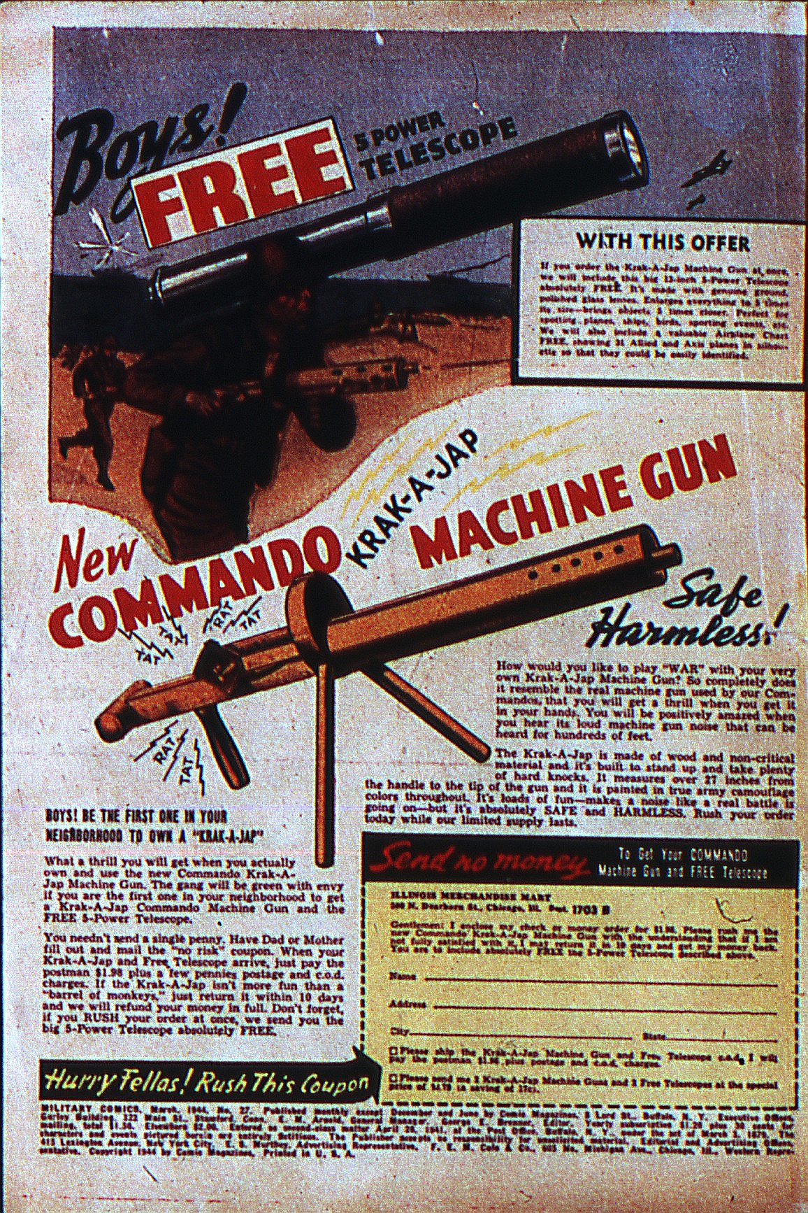 Military Comics #27 (Quality Comics), page 2. Public domain (US).